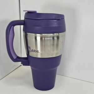 Bubba Travel Mug 34 Oz Large Thermos Purple Silver